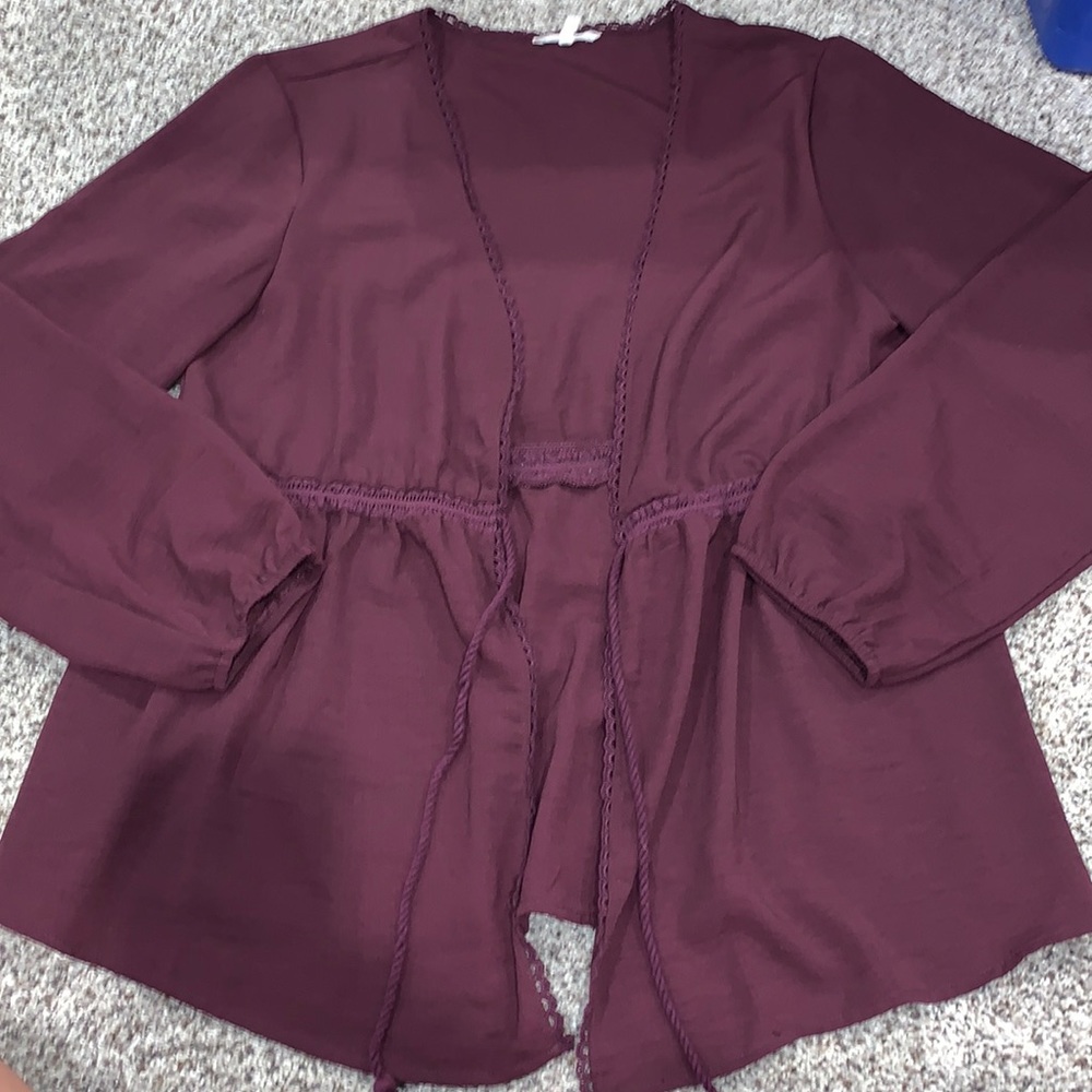 Maroon kimono